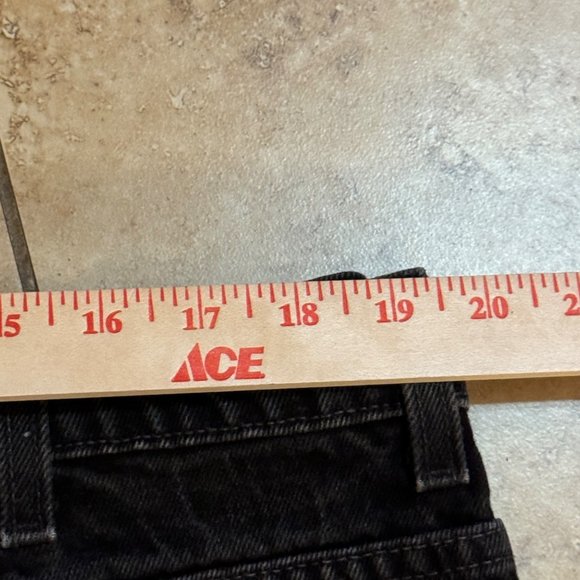 Vtg Levi's 550 Mens Black Relaxed Fit Tapered Leg Red Tab Jeans SZ 42 x 30 1996 - Picture 7 of 11